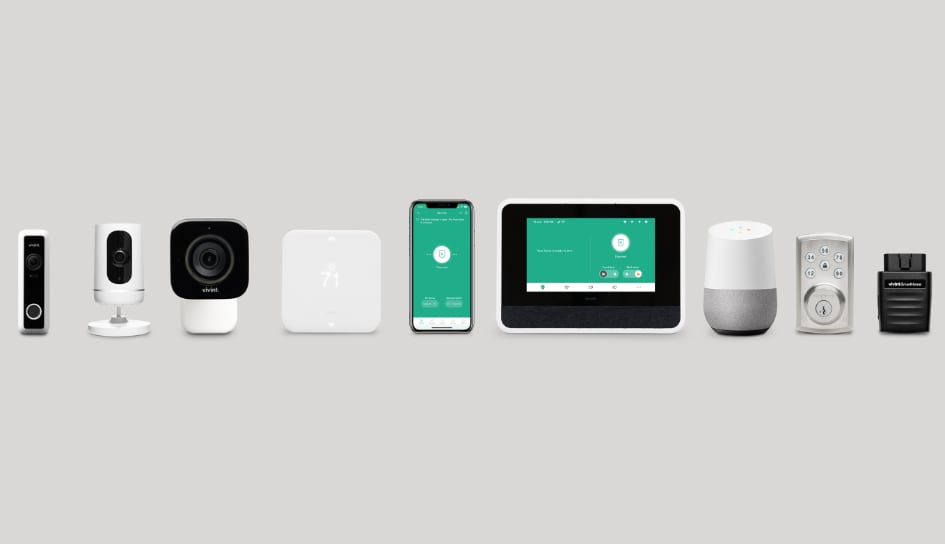 Vivint home security product line in Akron